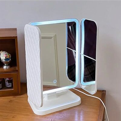 Smart Makeup Mirror Trifold Makeup Mirror LED Lights(WH-MR-93)