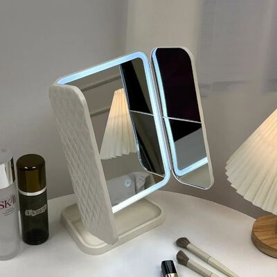 Smart Makeup Mirror Trifold Makeup Mirror LED Lights(WH-MR-93)