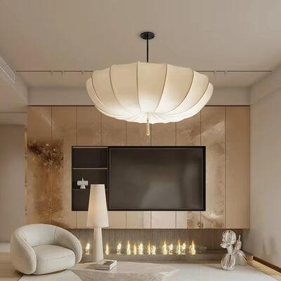 Teahouse Bedroom Lamp Home Decor Hanging Luminaires Vintage Paper Umbrella Design Cloth Pendant Lights (WH-VP-307)