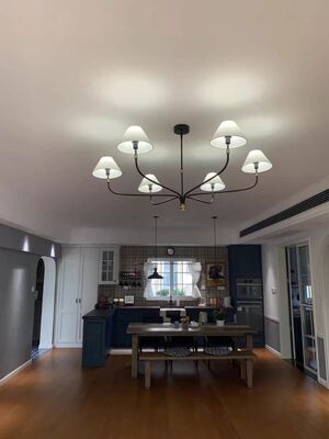 Country Villa Living Room Elegant and Warm Branch Shaped Minimalist Hall Bedroom Study Vintage Pendant Light (WH-VP-312)