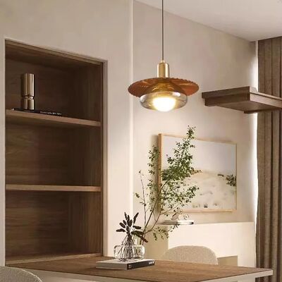 Glass Lampshade Bedroom Living Room Hanging Lights Vintage Led Glass Pendant Lamp Fixture (WH-VP-340)