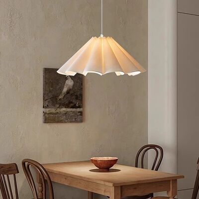 Japanese Style Wabi-Sabi Style Fabric Chandelier French Retro Dining Room Kitchen Bar Pendant Lamp (WH-VP-342)