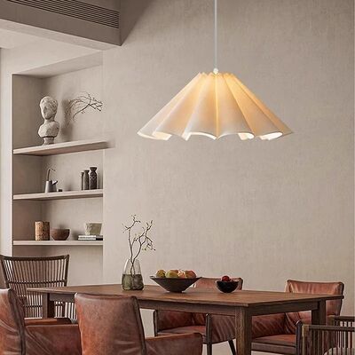 Japanese Style Wabi-Sabi Style Fabric Chandelier French Retro Dining Room Kitchen Bar Pendant Lamp (WH-VP-342)