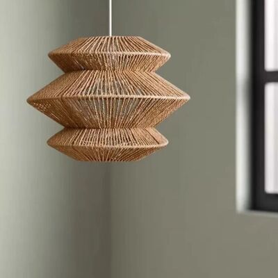 Wabi Sabi Style Handmade  Rope Weaving Creative Light Retro Chandelier (WH-VP-356)