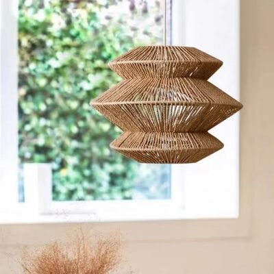Wabi Sabi Style Handmade  Rope Weaving Creative Light Retro Chandelier (WH-VP-356)