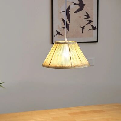 Japan Vintage Restaurant Ceiling Pendant Lamp Retro Cloth Living Room Ceiling Hanging Lamp (WH-VP-359)