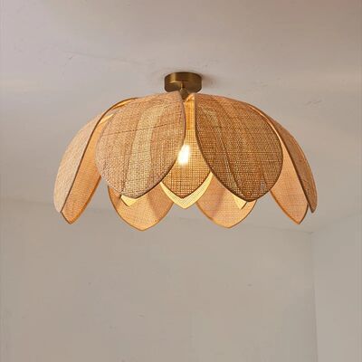Designer Lamps Living Room Dining Room Lamps Chinese Style Petal Shape Pendant Light(WH-WP-92)