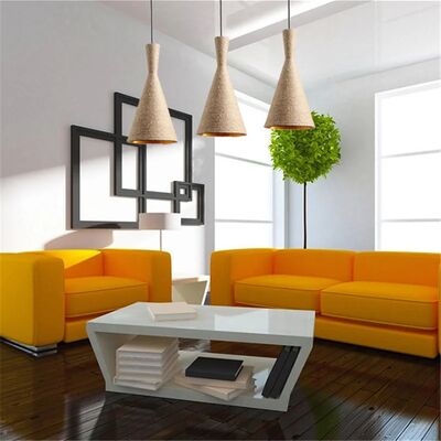 Cafe Lighting Restaurant Loft Bar Personality Industrial Style  Rope Pendant Light(WH-WP-120)