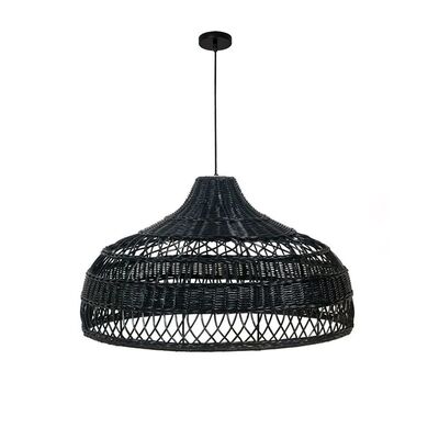 Dining Room Light Fixture Decoration Living Room E27 Rattan Chinese Style Pendant Lights(WH-WP-127)