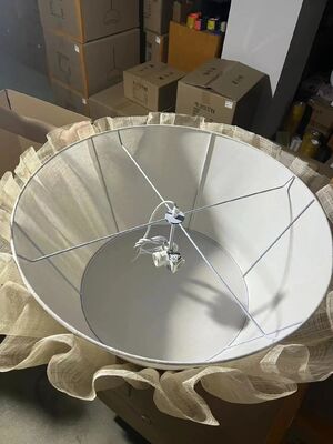 Suspend Lamp Fixtures Dining Room Minimalism E27 Wabi Sabi Handmade Fabric Pendant Lights(WH-WP-131)