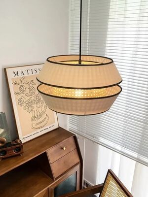 Dining room Hanging Lights Lustre Fixtures Bedroom Home Japanese Wabi Sabi Pendant Lamp(WH-WP-133)