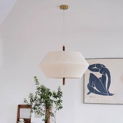 Dining Room Hanging Lamp Fixture Lustre Living Room Wabi Sabi  Rope Pendant Light(WH-WP-139)