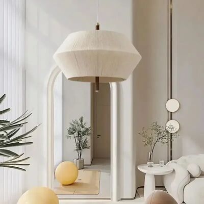 Dining Room Hanging Lamp Fixture Lustre Living Room Wabi Sabi  Rope Pendant Light(WH-WP-139)