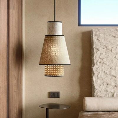 Kitchen Hanging Lights Living Room Decor Home Classical Art Cloth Cover Pendant Lights(WH-WP-146)