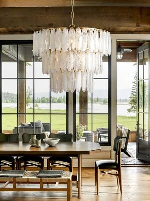 White Glass Pendant Lights   Chandelier（WH-AP-610）