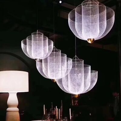 Postmodern Living Room Pendant Lamp Meshmatics Chandelier（WH-AP-614）