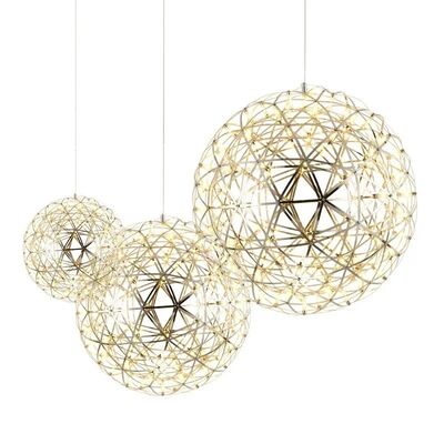 Modern Brief Loft Spark Ball LED Pendant Light  Raimond II Pendant（WH-AP-615）