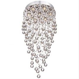 Drop Crystal Ceiling Long Chandelier for Indoor home Lighting Fixtures (WH-CA-01)