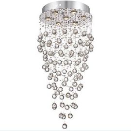 Drop Crystal Ceiling Long Chandelier for Indoor home Lighting Fixtures (WH-CA-01)