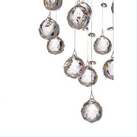 Drop Crystal Ceiling Long Chandelier for Indoor home Lighting Fixtures (WH-CA-01)