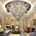 Simple Round Indoor Crystal Ceiling Light Glass with Dimmable (WH-AC-05)