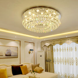 Chrome and crystal ceiling light Fixtures Round Ceiling Lamp (WH-CA-24)