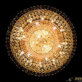 Contemporary Rose gold crystal ceiling lights for Home Project Lighting Fixtures (WH-CA-27)