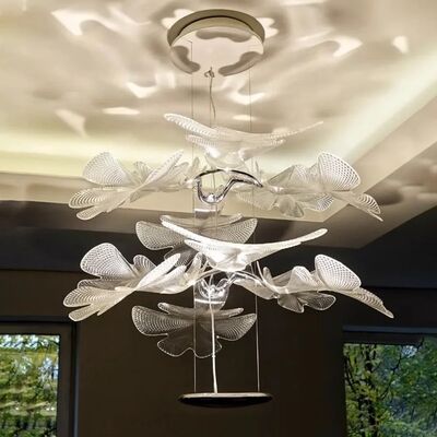 Petal-shaped White Shadow Chandelier Chlorophilia 2 Suspension（WH-AP-636）