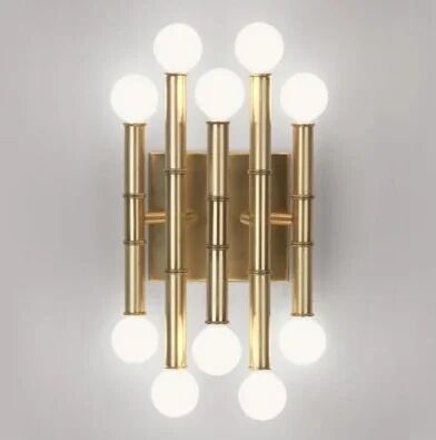 GHJUYIOL Nordic Creative Bamboo Joint Aluminum Tube Pendant Light Meurice Rectangular Chandelier（WH-AP-651）