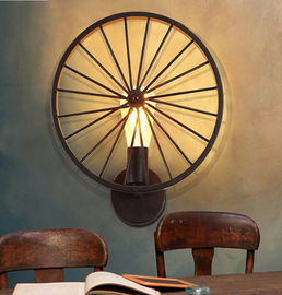 Retro pull down Wheel ceiling light Fixtures For Indoor home Lighting (WH-LA-07)