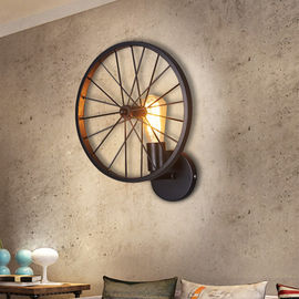 Retro pull down Wheel ceiling light Fixtures For Indoor home Lighting (WH-LA-07)