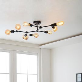 Black Gold industrial ceiling light Fixtures For Indoor home ceiling Decoration (WH-LA-17)