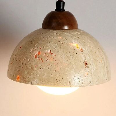 Wabi Sabi Pendant Light Designer Retro Stone Light Bedroom Bedside Dining Lights（WH-AP-676）