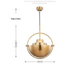 Adjustable Single pendant ceiling lights Lamp Fixtures For Indoor Kitchen Dining room (WH-AP-45)