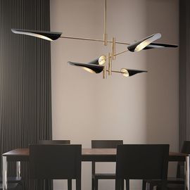 Black kitchen triple pendant light fixture For Indoor home decoration (WH-AP-67)