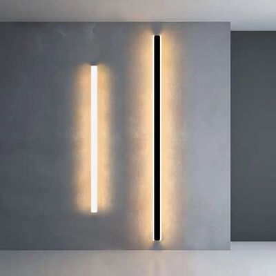 Nordic Black White LED Wall Lamp for Bedroom LED Long Strip Wall Lights （WH-AP-692）