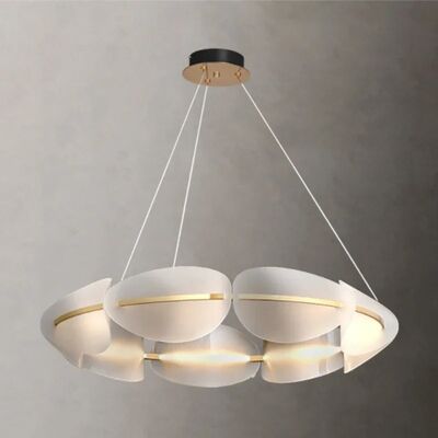 New Design Creative Acrylic LED Chandelier Nordic Modern Iron Gold Pendant Light （WH-AP-698）