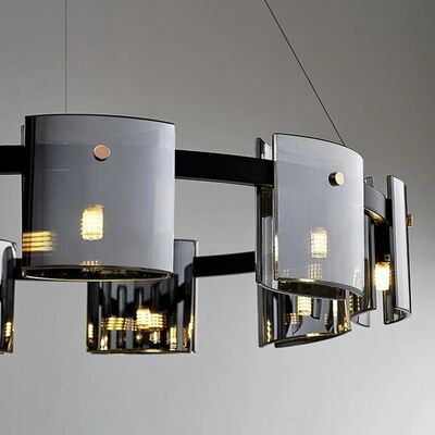 Modern Smoky Glass Chandeliers Lighting Room Decor Luxury Glass Ceiling Hanging Lamp（WH-AP-704）