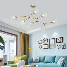 Modern large glass pendant light fixtures for living room Bedroom Kitchen hanging lamp (WH-GP-08)