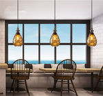 Mercury glass pendant light fixtures for Kitchen Dining room Bar Shop Lighting (WH-GP-17)