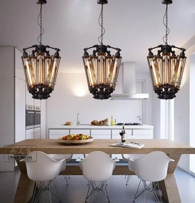 Retro Industrial Style Iron Chandeliers Pendant Lamp （WH-AP-712）