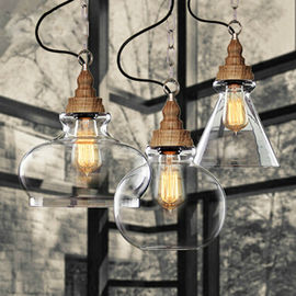 Industrial Glass Ball Pendant Lights Farmhouse Kitchen Dining room Lighting (WH-GP-29)