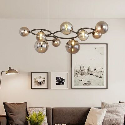 Magic Beans Chandelier Glass Bubbles Round G9 Light Fixture （WH-AP-719）