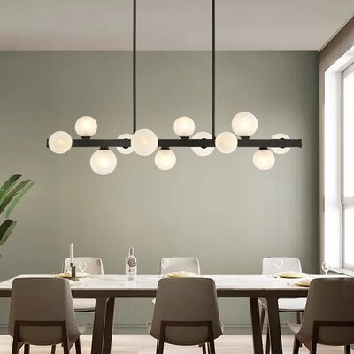 Modern designer chandelier gold Luxury Nordic glass ball light Kitchen Island lamp (WH-GP-181)