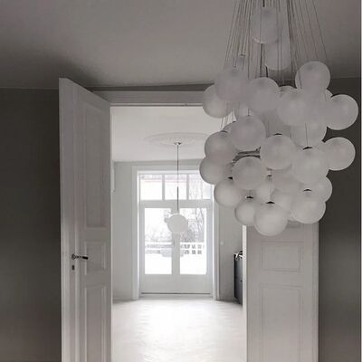 Nordic Stochastic Chandelier designer glass bubble chandelier (WH-GP-182)