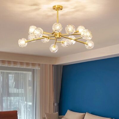 Postmodern branch chandelier living room lamp simple chandelier crystals light (WH-GP-184)