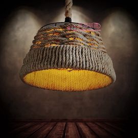 Vintage Rope Mesh pendant lights for indoor home lighting Fixtures (WH-VP-20)