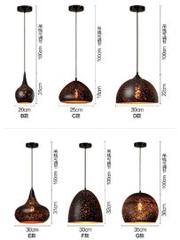 Loft Industrial enamel pendant lights for Kitchen Bedroom Living room Lighting Fixtures (WH-VP-23)