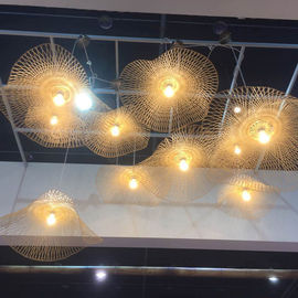 Handmade Rattan pendant light fixtures For Kitchen Dining room Bar Lighting Fixtures (WH-WP-01)