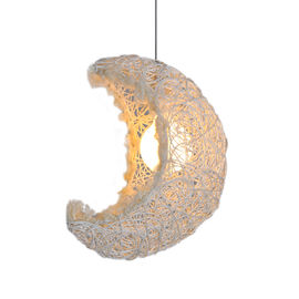 Ratton Moon Basket pendant Lamp For Baby Room Bedroom Hanging Lights (WH-WP-08)